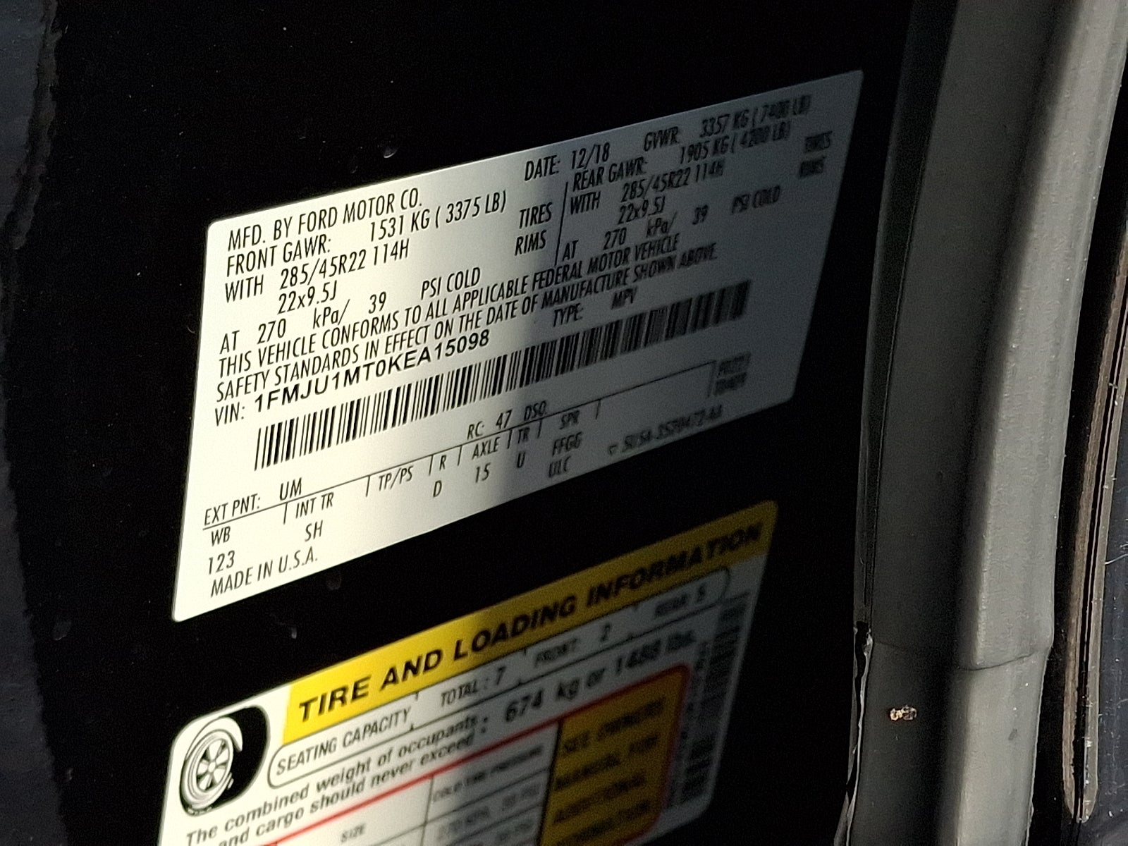 2019 Ford Expedition Platinum