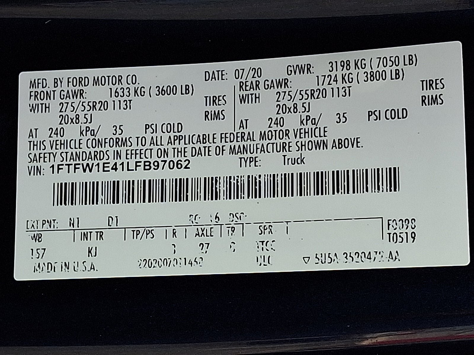 2020 Ford F-150 King Ranch