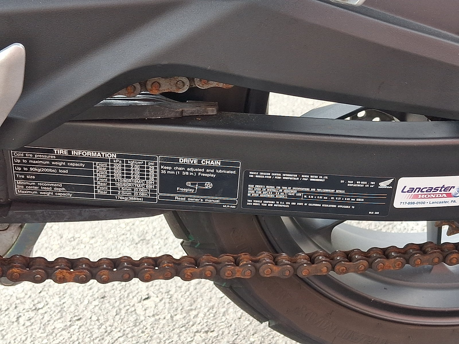 2024 Honda NX500AR Base