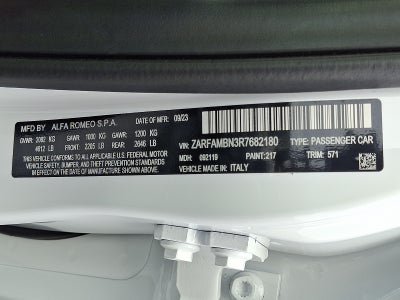 2024 Alfa Romeo Giulia Ti RWD