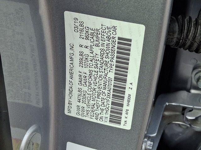 2019 Honda Accord Sport