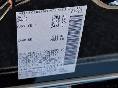 2023 Nissan Altima 2.5 SV