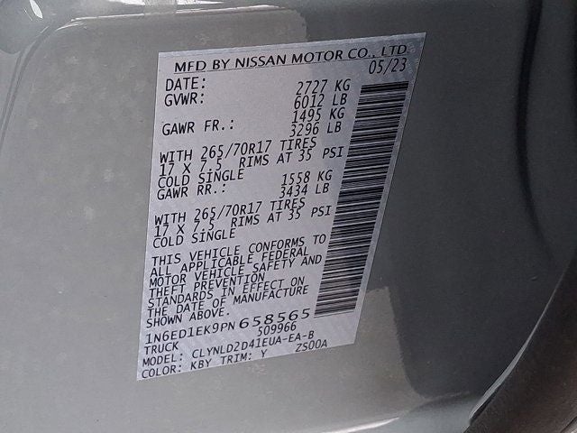 2023 Nissan Frontier PRO-4X