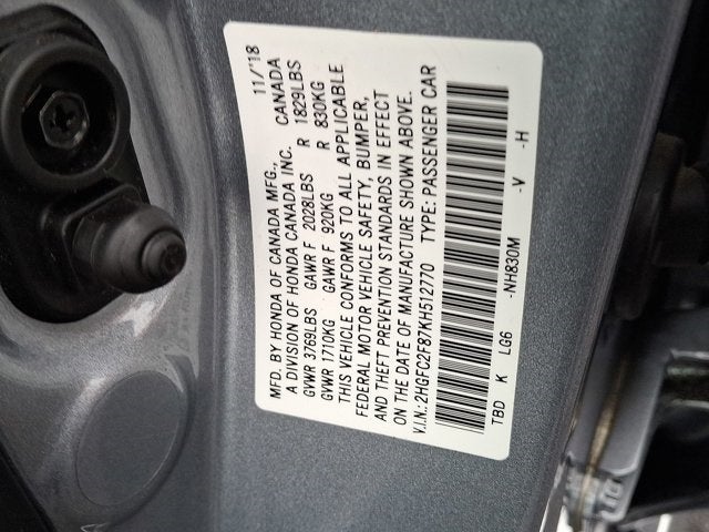 2019 Honda Civic Sport