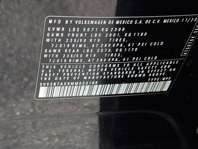 2021 Volkswagen Tiguan 2.0T SEL