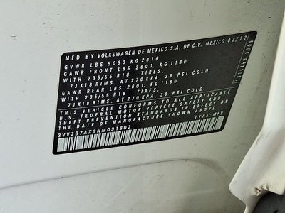 2022 Volkswagen Tiguan 2.0T SE