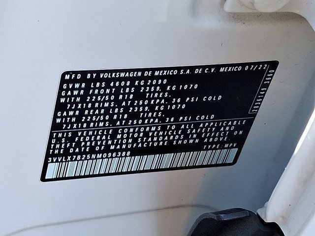 2022 Volkswagen Taos 1.5T SE