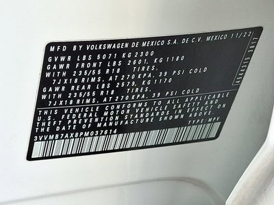 2023 Volkswagen Tiguan 2.0T SE