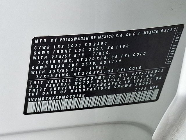 2023 Volkswagen Tiguan 2.0T SE