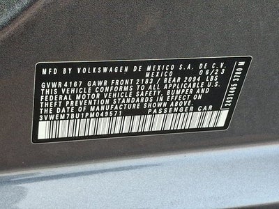 2023 Volkswagen Jetta 1.5T SE