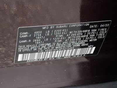 2023 Subaru Outback Touring