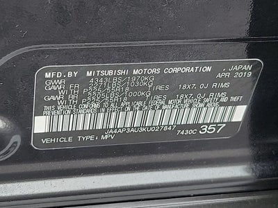 2019 Mitsubishi Outlander Sport 2.0 ES