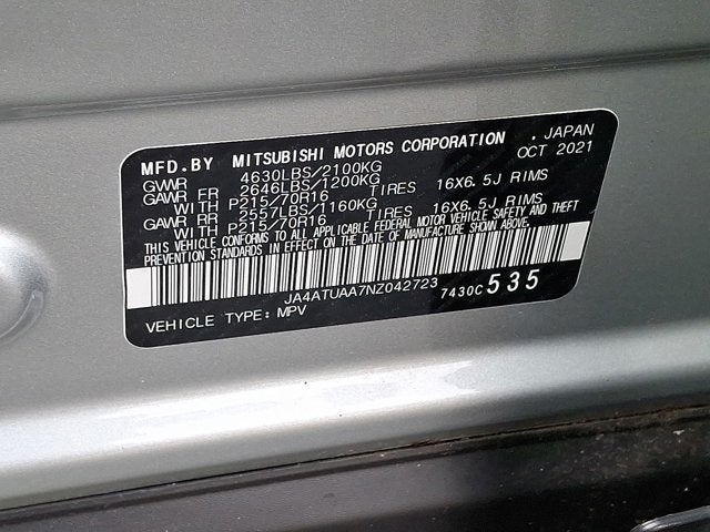 2022 Mitsubishi Eclipse Cross ES