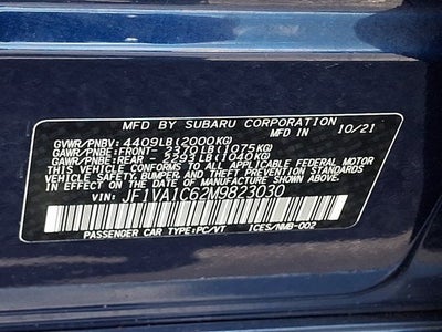 2021 Subaru WRX Premium