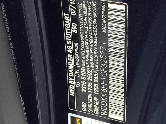 2016 Mercedes-Benz E-Class E 400