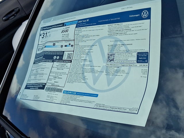 2026 Volkswagen Taos SE