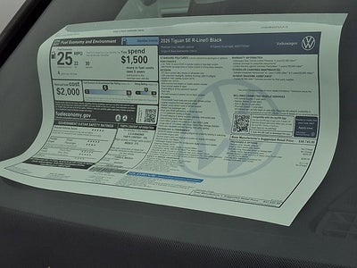 2026 Volkswagen Tiguan SE R-Line Black