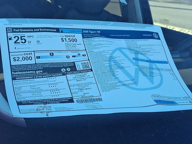 2026 Volkswagen Tiguan SE