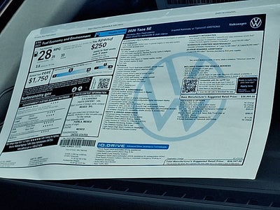 2026 Volkswagen Taos SE