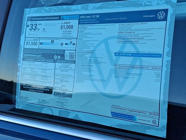 2026 Volkswagen Jetta SE