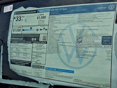 2026 Volkswagen Jetta Sport
