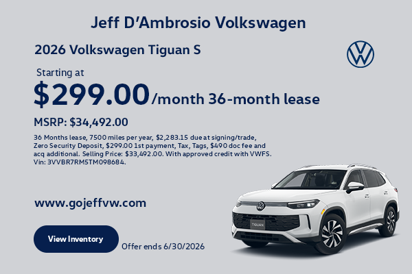 26 Tiguan Lease